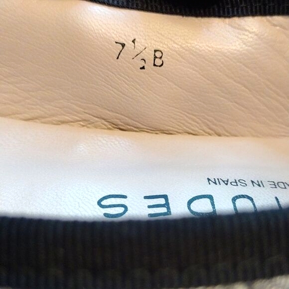 Paul Mayer “Attitudes" Ballet Flats, Size 7.5, Black & Silver * FIRM PRICE * - Picture 8 of 10